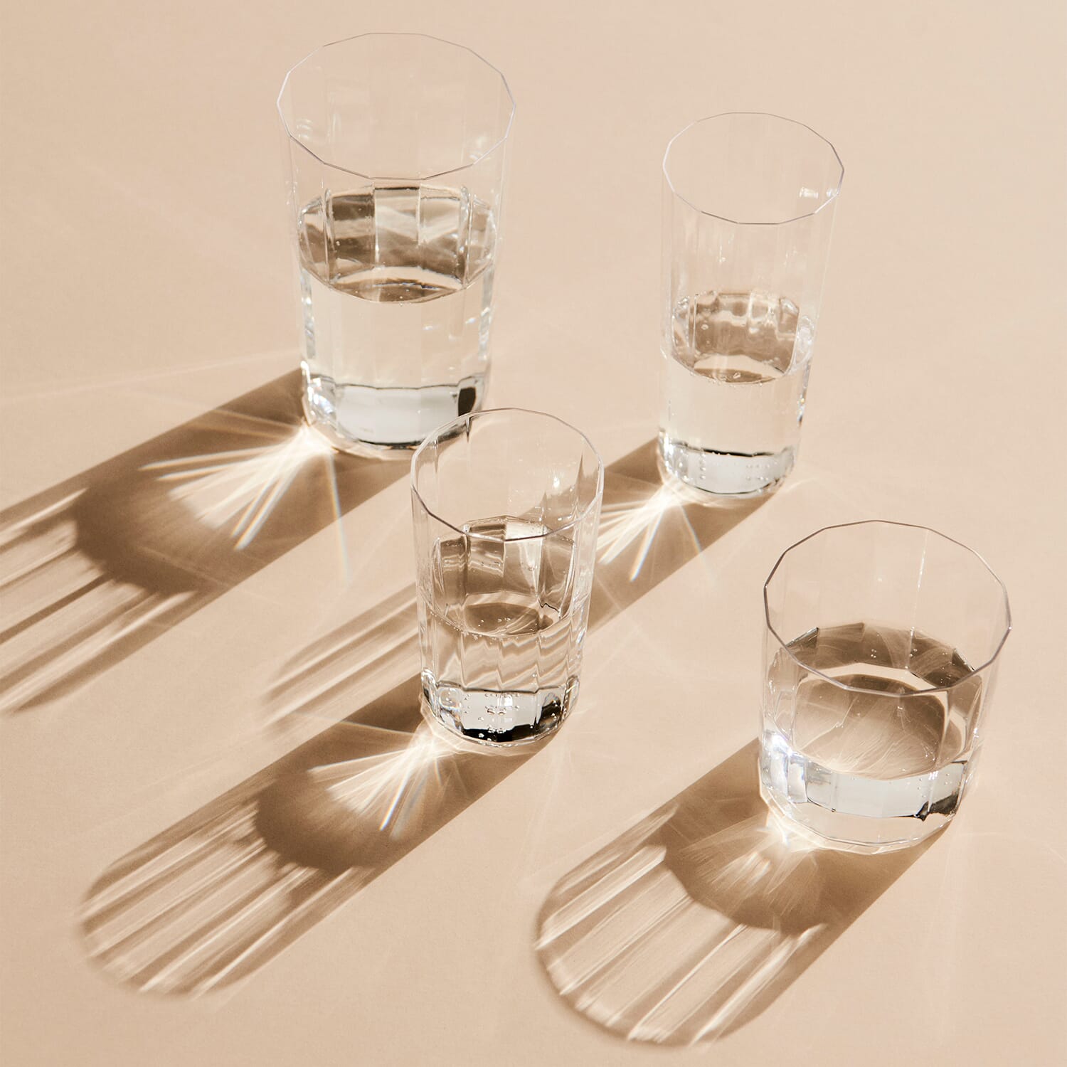 HAY Angle drikkeglass 4-pakning Medium 10 cm