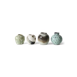 70s ceramics: small vases, canyon (set of 4)