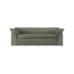 Nomad couch: 244cm, linen, army green