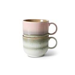 70s ceramics: tea cups, nova (set of 2)