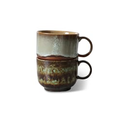 70s ceramics: tea cups, odyssey (set of 2)