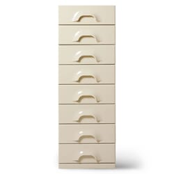 Chest of 8 drawers, cream