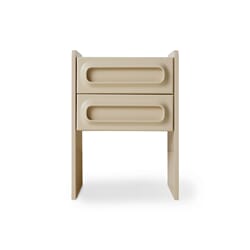 Space nightstand, cream