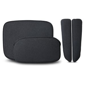 Wire armchair comfort kit dark grey