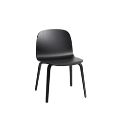Visu Wide Stol Wood Black/Black