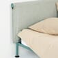 AB703-B510_Rel Tamoto_Bed_Headboard_Metaphor_023_mint_turquoise_powder_coated_frame_Duo_Duvet_Cover_cappuccino.jpg