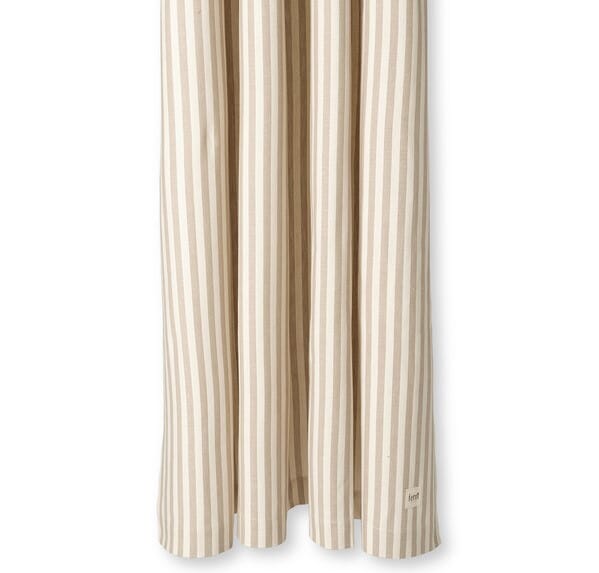 Ferm Living - Ferm Living Dusjforheng Chambray Sand/Offwhite - Lunehjem.no - Interiør på nett