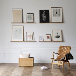 Gallery Shelf /Bildelist Eik 115 cm