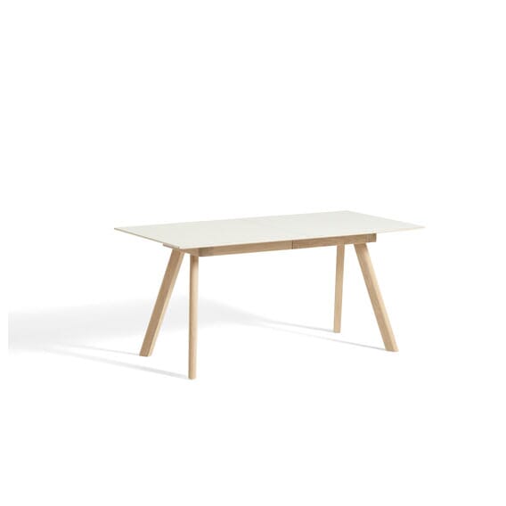 hay104 9359852039000_CPH 30 Extendable Table L160_310 x W80_Off white lino tabletop_Matt laquered frame_1.jpg