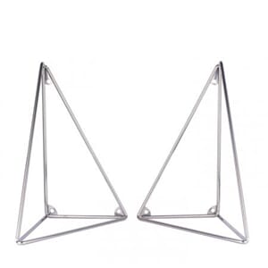 Pythagoras Hylleknekt Krom (2 stk)