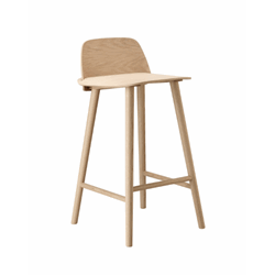 Nerd Bar Stool H:65 Oak