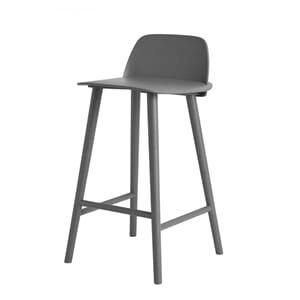 Nerd Bar Stool H:65 Dark Grey