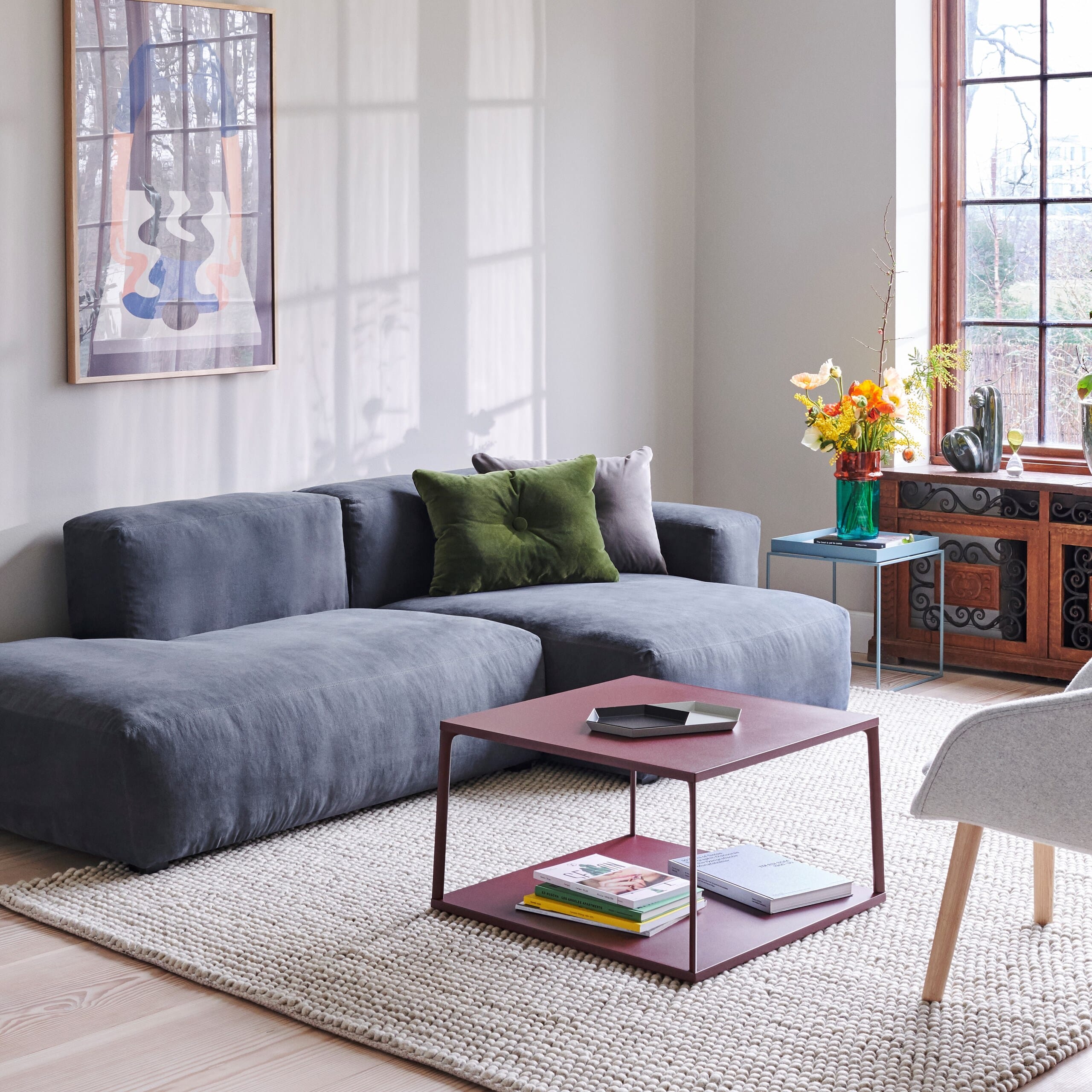 Bilde av Hay - Hay Mags Soft Sofa 2,5 Seter Silk Leather - Lunehjem.no - Interiør På Nett