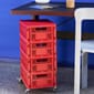AC463-A908-AH66-01TV_Rel HAY_Colour_Crate_M_red_HAY_Colour_Crate_Lid_M_red_Apollo_Table_Lamp_Passerelle_Desk_wb_lacquered_walnut_frame_and_edge_ink_bl