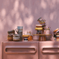 70s ceramics dessert bowls harbour (set of 4) (KST0036).png