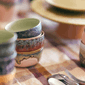 70s ceramics dessert bowls harbour (set of 4) (KST0036)sa.png