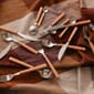 70s cutlery peach, set of 16 (KCU0014)5.jpg