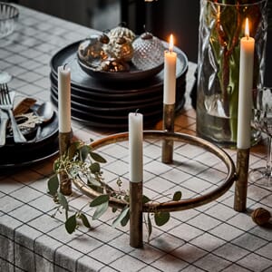 Adventslysestake Maxi Antikk Messing