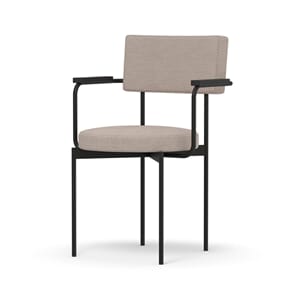 Dining armchair black, main line flax, upminster