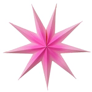 Papirstjerne Dazzle Fuchsia 25cm