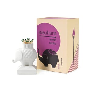 Elephant Match Strike White