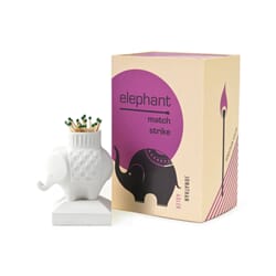 Elephant Match Strike White