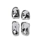 Glasskulptur Chrome (sett med 4) .jpg