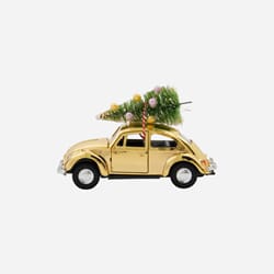 Juledekorasjon Bil Mini 2 Gylden (2).jpg