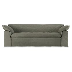 Nomad couch: 244cm, linen, army green
