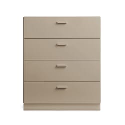 Relief Kommode Bred m/sokkel Beige