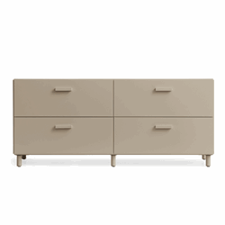 Relief Kommode Lav Beige