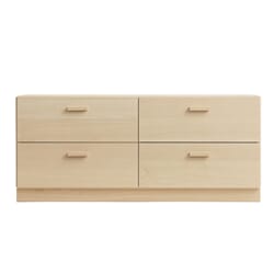 Relief Kommode Lav m/sokkel Ash