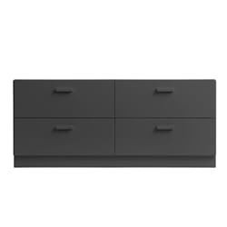 Relief Kommode Lav m/sokkel Grey