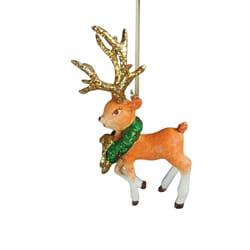 Juletrepynt Rudolf med Krans