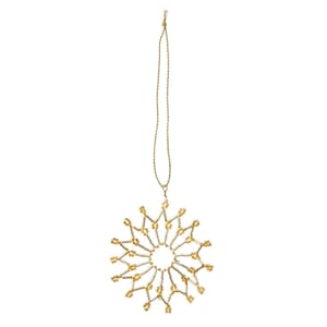 Juletrepynt Snowflake Ø7cm Elia Gold/Silver