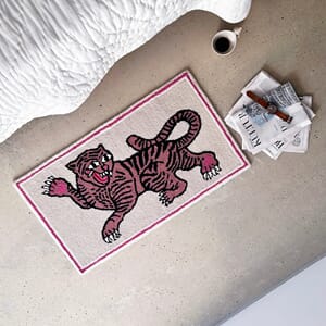 Frame Teppe - Pink Tiger 52x90cm