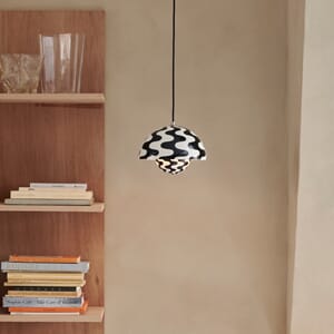 Flowerpot Taklampe Black and White VP1 Ø:23 cm