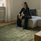Gulvteppe Solid Wool Capulet Olive2.png