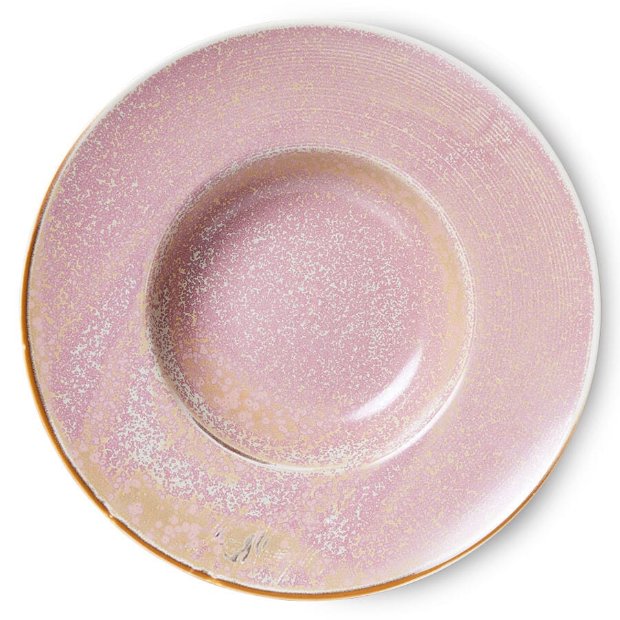 HKliving Home Chef pastatallerken Ø28,5 cm Rustic pink