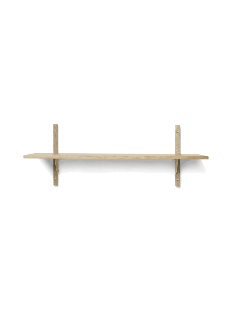 Ferm Living - Ferm Living Hylle Sector Eik/Messing L:87 - Lunehjem.no - Interiør på nett