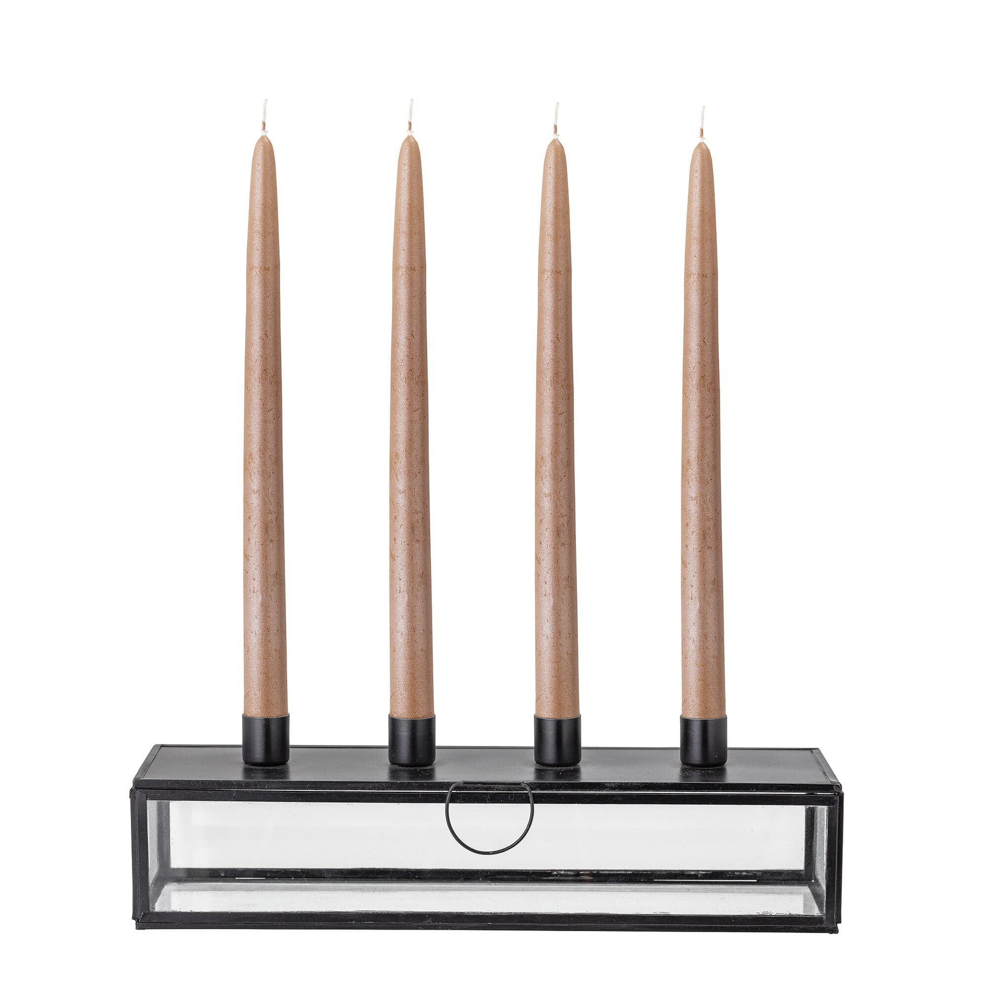 Bloomingville Pelo adventslysestake 34 cm Svart og klar