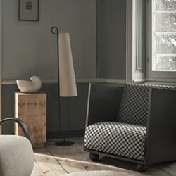 fermLIVING_AW23_RumLoungeChair_1104268241_AncoraFloorLamp_1104268243_1104268245_BurlSideTable_1104268388_ShellPot_100232202_01.jpg