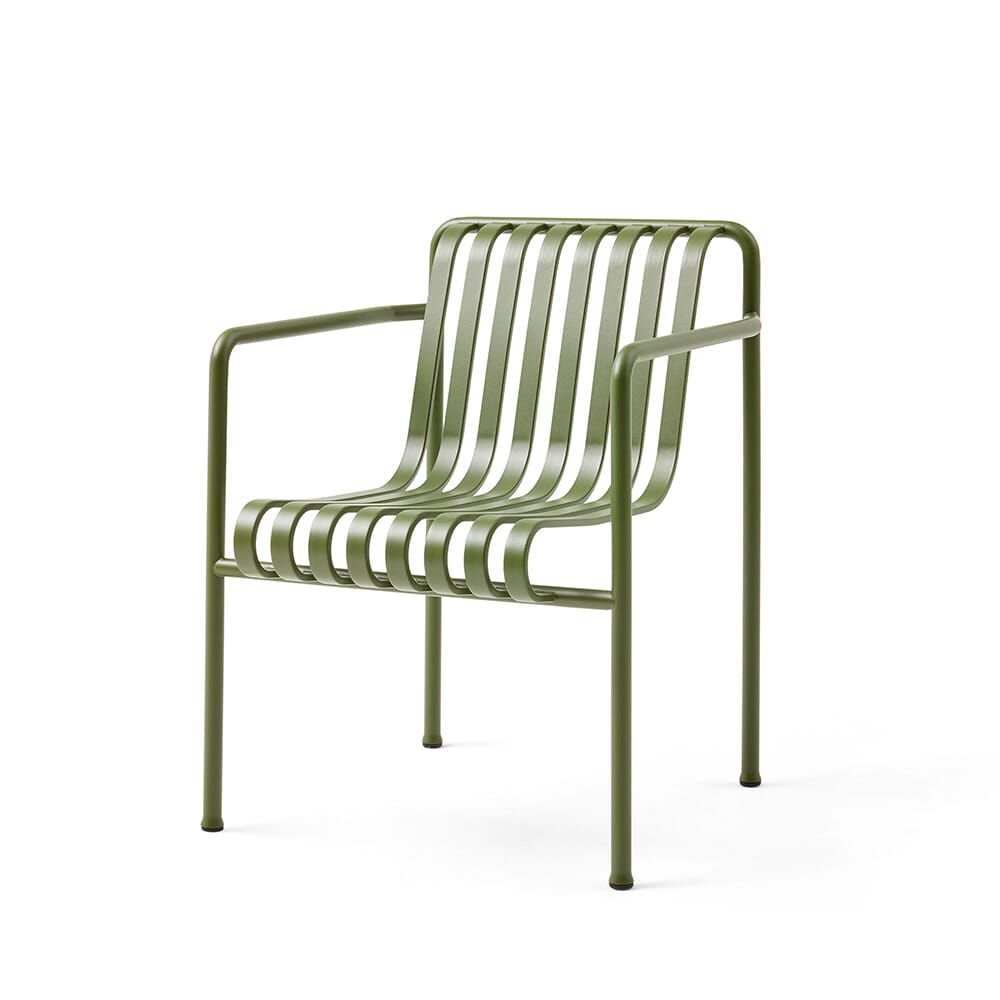 HAY - HAY Palissade Dining Armchair Olive - Lunehjem.no - Interiør på nett