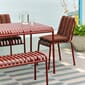 Palissade Chair iron red_Palissade Chair and Armchair Soft Quilted Seat Cushion iron red_Palissade Table iron red (1).jpg