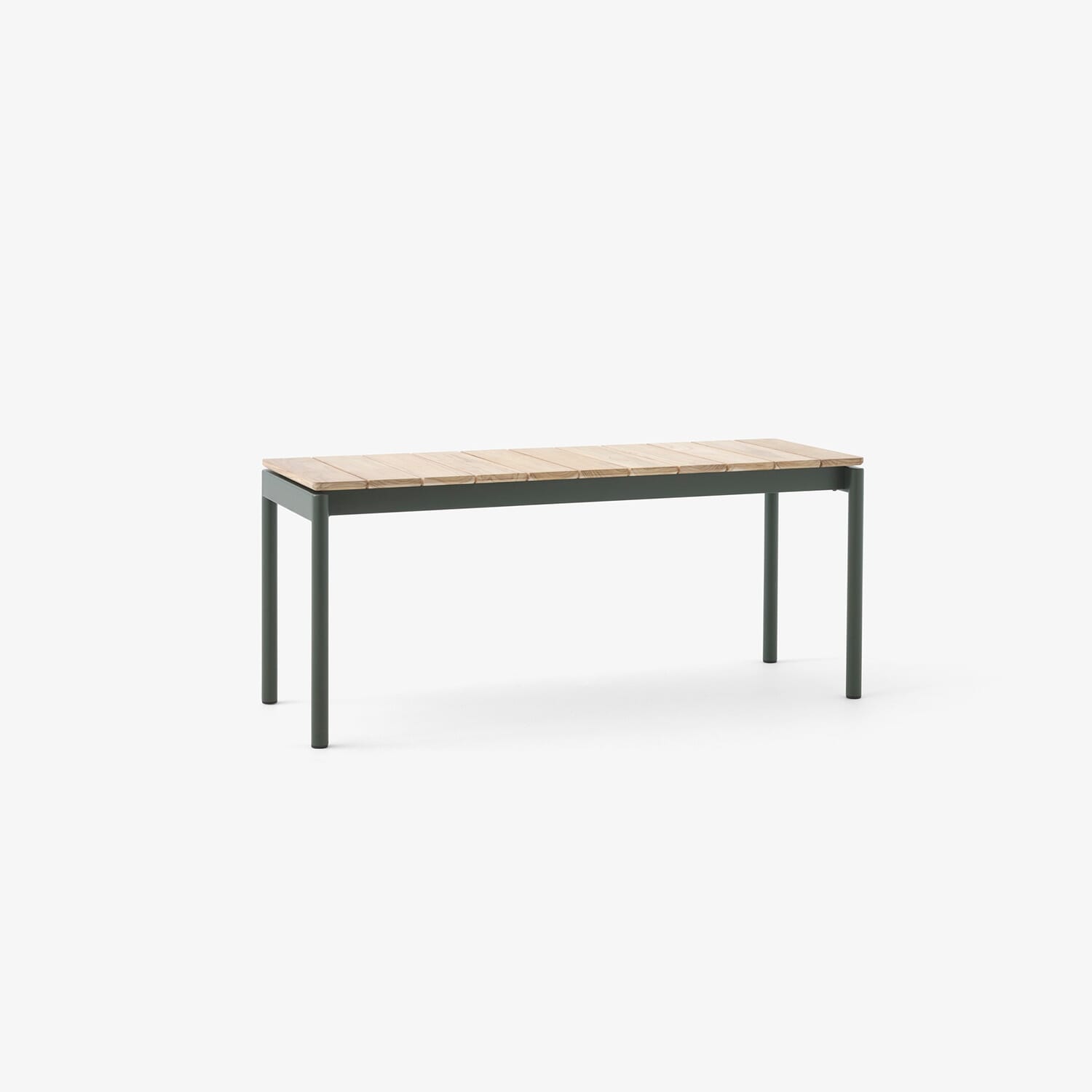 &Tradition Ville AV27 benk small 110x40 cm Bronze green