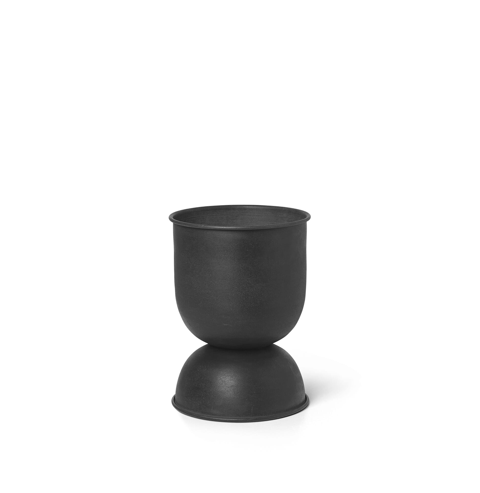 Bilde av Ferm Living - Ferm Living Hourglass Pot Black X-small - Lunehjem.no - Interiør På Nett