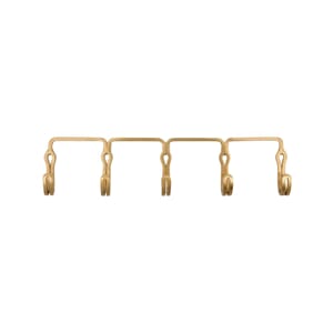 Knaggerekke Yra Brass Finish