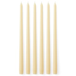 6 stk | Stearinlys Audo Ivory