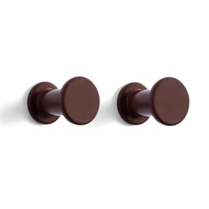 2 stk | Bolt Knagg-Dark Brown