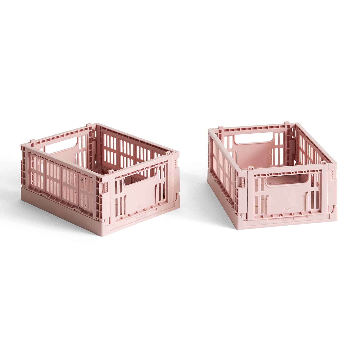 HAY - HAY Colour Crate Boks mini sett 2 Blush - Lunehjem.no - Interiør på nett